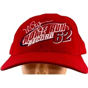 New Era Mark McGwire Home Run Record 62 Hat‎ Cap Snapback Med-Large Made in USA
